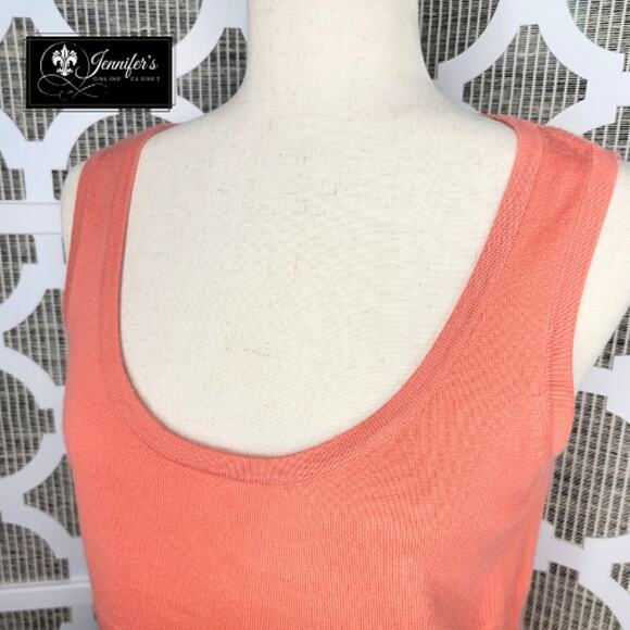 axcess by Liz Claiborne Women's Scoop Neck Sleeveless Ribbed Sweater - Picture 2 of 10